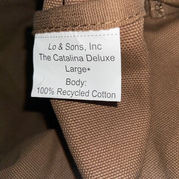 Lo & Sons Brown Travel Bag Catalina Deluxe Large - Picture 13 of 16